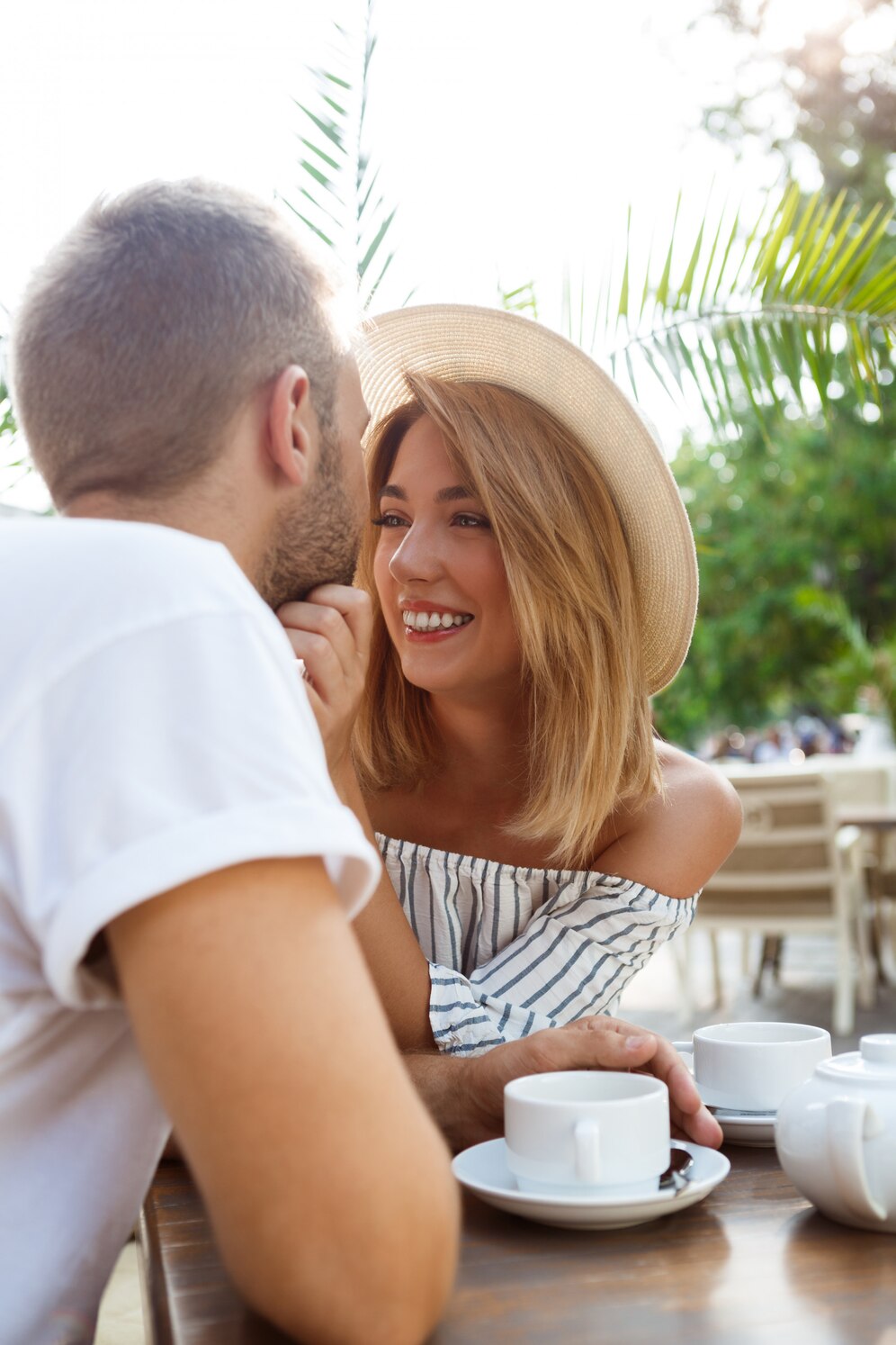 Young beautiful couple